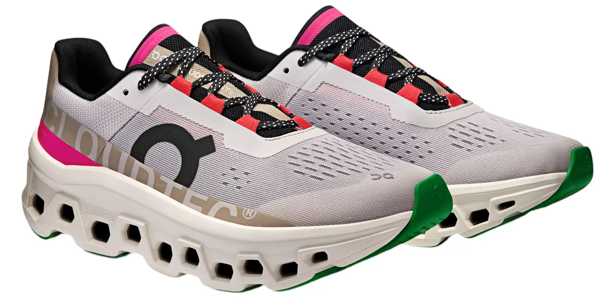 ON Cloudmonster (Silver/Ivory)