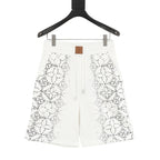 Louis Vuitton Distressed Monogram Shorts