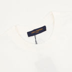 Louis Vuitton LV deconstructed logo embroidered T-shirt
