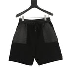 Louis Vuitton Knitted Jacquard Shorts with Nylon Panel Inserts and Drawstring