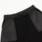 Louis Vuitton Knitted Jacquard Shorts with Nylon Panel Inserts and Drawstring
