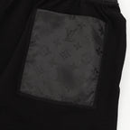 Louis Vuitton Knitted Jacquard Shorts with Nylon Panel Inserts and Drawstring