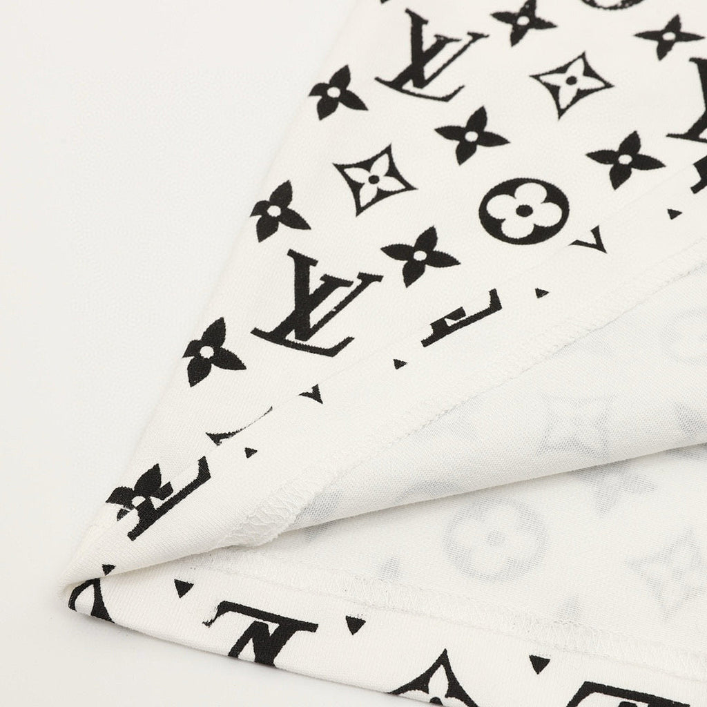 Louis Vuitton Classic Gradient All-Over Logo Short-Sleeve Shirt