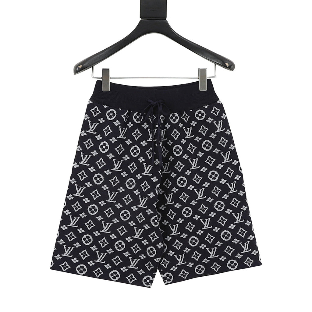 Louis Vuitton All-Over Monogram Jacquard Knit Shorts