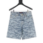 Louis Vuitton Cloud Monogram Jacquard Denim Shorts