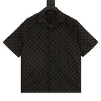 Louis Vuitton New Mulberry Silk Short-Sleeve Top