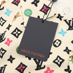 Louis Vuitton Printed Mulberry Silk Short-Sleeve Shirt
