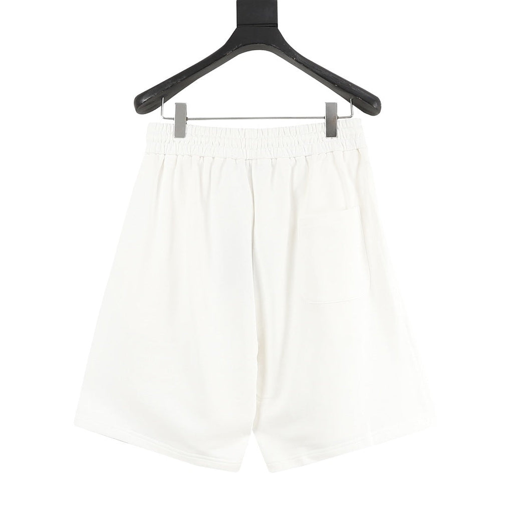 Louis Vuitton Blue Logo-Embroidered Shorts