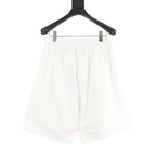 Louis Vuitton Blue Logo-Embroidered Shorts
