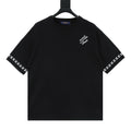 Louis Vuitton Letter Jacquard Knit T-Shirt with Cuff Detail
