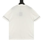Louis Vuitton Letter Jacquard Knit T-Shirt with Cuff Detail