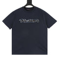 Louis Vuitton Denim Patchwork & Embroidery Short-Sleeve Shirt