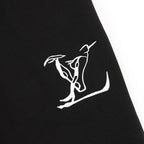 Louis Vuitton Double-Logo Embroidered Shorts