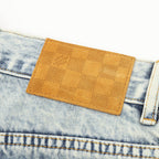 Louis Vuitton Denim Shorts with Embroidered Back Pocket Logo