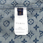 Louis Vuitton Plaid Gradient Jacquard Denim Shirt