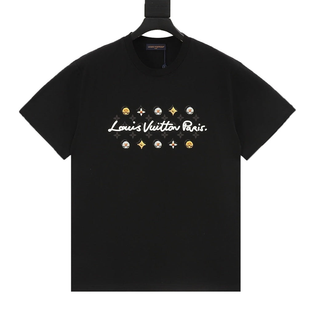 Louis Vuitton Daisy Letter Print Short-Sleeve