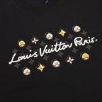 Louis Vuitton Daisy Letter Print Short-Sleeve