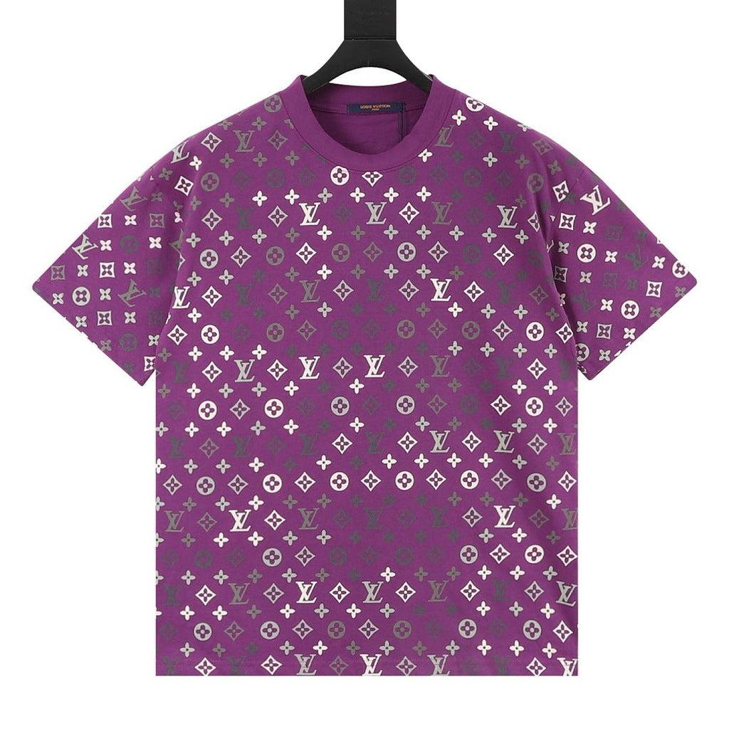 Louis Vuitton monogram gradient short-sleeved shirt
