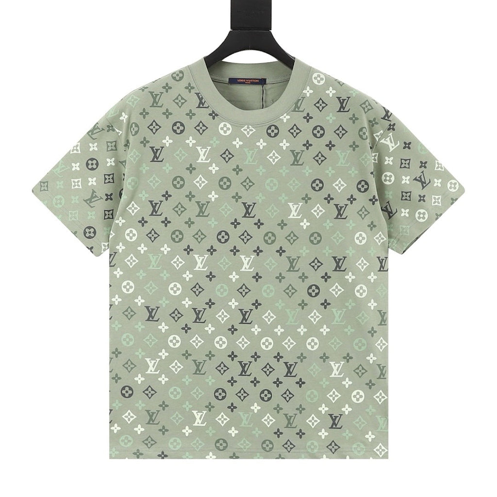 Louis Vuitton monogram gradient short-sleeved shirt