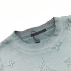 Louis Vuitton Monogram Burnished Wash Distressed Short-Sleeve