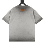 Louis Vuitton Monogram Burnished Wash Distressed Short-Sleeve