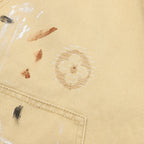 Louis Vuitton Graffiti-Embroidered Distressed Denim Shorts