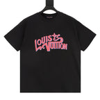 Louis Vuitton Pink-Toned Graffiti 3D T-Shirt